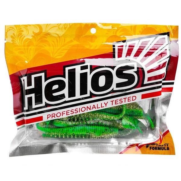 Виброхвост Helios Varuna 4,33"/11 см (7 шт) green peas