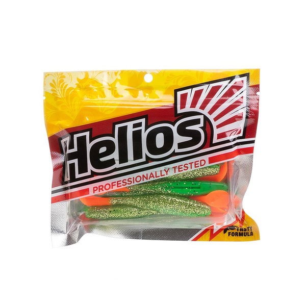 Виброхвост Helios Vigor 3,75"/9.5 см (7 шт) green peas ot