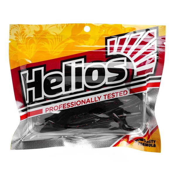 Виброхвост Helios Zander 4"/10,2 см (5 шт) dark star