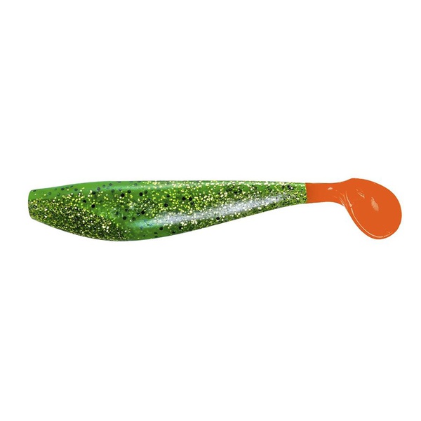 Виброхвост Helios Zander 4"/10,2 см (5 шт) green peas ot