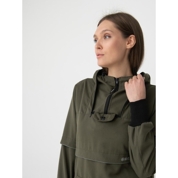 Костюм женский Huntsman Антигнус-Люкс (с ловушками и пыльниками) Хаки, тк. Твил-Пич