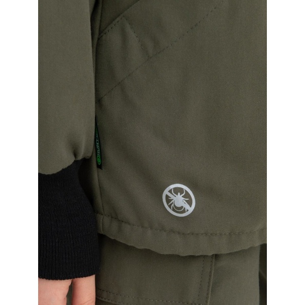 Костюм женский Huntsman Антигнус-Люкс (с ловушками и пыльниками) Хаки, тк. Твил-Пич