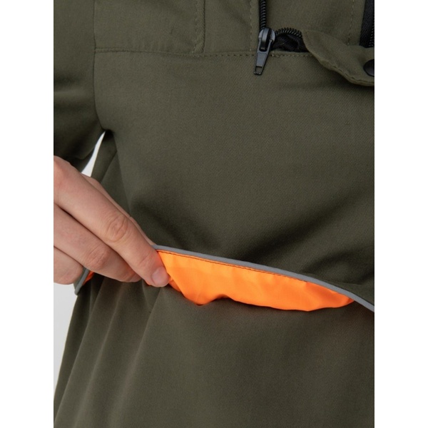 Костюм женский Huntsman Антигнус-Люкс (с ловушками и пыльниками) Хаки, тк. Твил-Пич