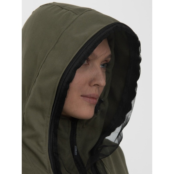 Костюм женский Huntsman Антигнус-Люкс (с ловушками и пыльниками) Хаки, тк. Твил-Пич