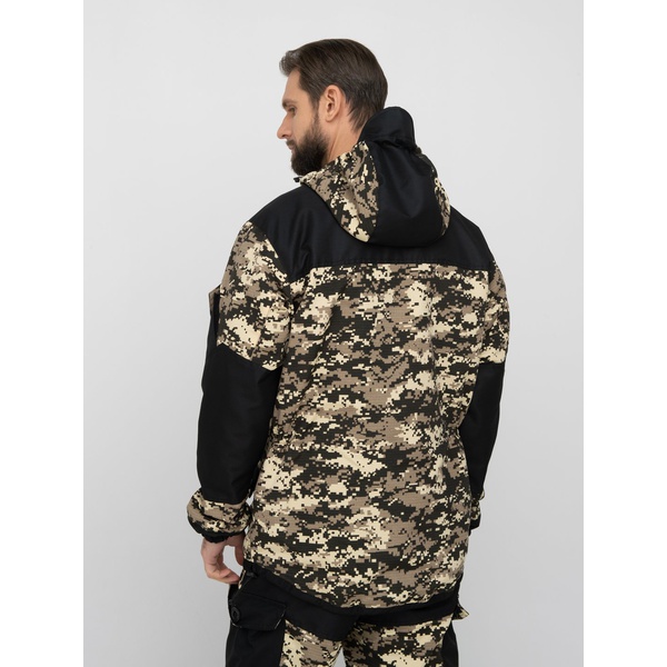 Костюм Huntsman Горка-3, демисезонный В-003/чёрный, combo тк. смесовая рипстоп/cat's eye