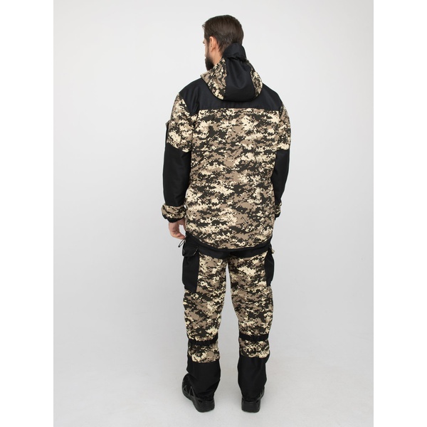 Костюм Huntsman Горка-3, демисезонный В-003/чёрный, combo тк. смесовая рипстоп/cat's eye