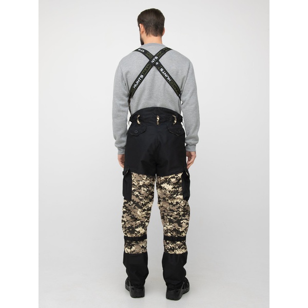 Костюм Huntsman Горка-3, демисезонный В-003/чёрный, combo тк. смесовая рипстоп/cat's eye