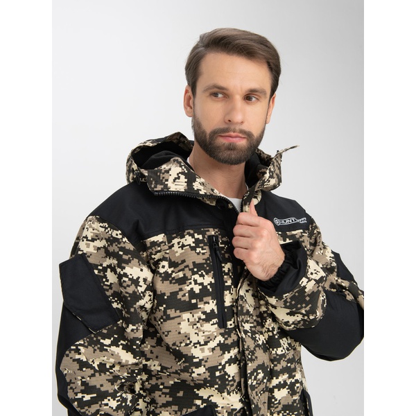 Костюм Huntsman Горка-5 Combo, демисезонный В-003/чёрный, тк. смесовая рипстоп/cat's eye