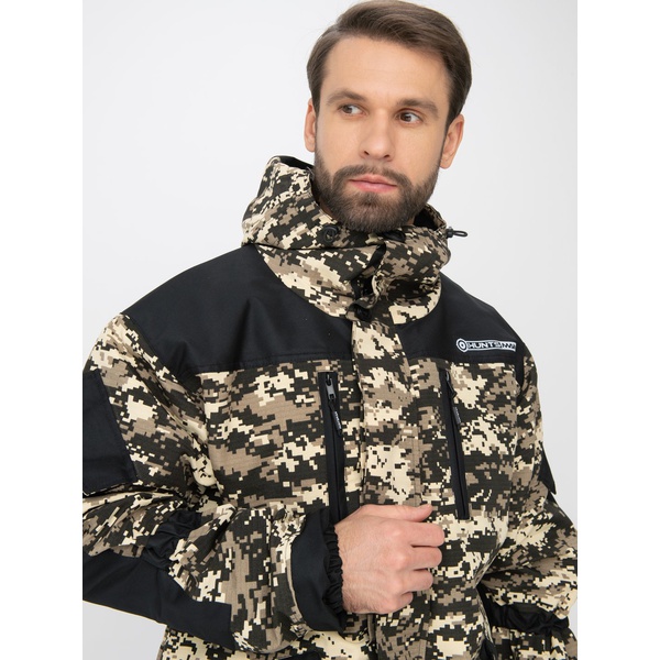 Костюм Huntsman Горка-5 Combo, демисезонный В-003/чёрный, тк. смесовая рипстоп/cat's eye