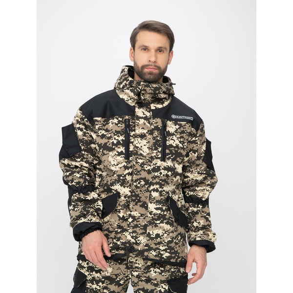 Костюм Huntsman Горка-5 Combo, демисезонный В-003/чёрный, тк. смесовая рипстоп/cat's eye