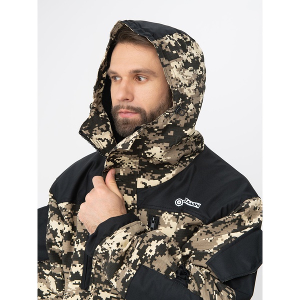 Костюм Huntsman Горка-5 Combo, демисезонный В-003/чёрный, тк. смесовая рипстоп/cat's eye