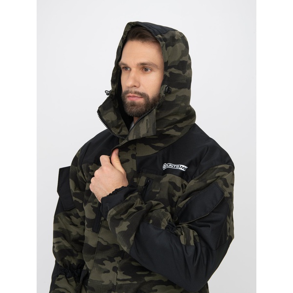 Костюм Huntsman Горка-5 Combo, демисезонный Djin/чёрный, тк. смесовая рипстоп/cat's eye