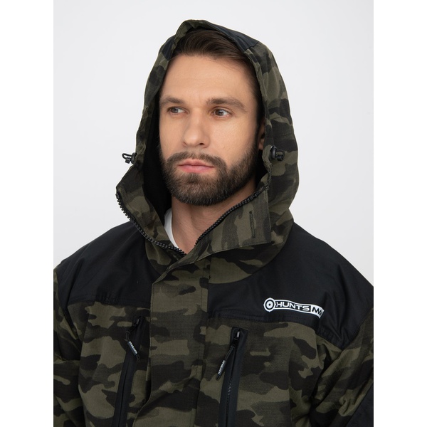 Костюм Huntsman Горка-5 Combo, демисезонный Djin/чёрный, тк. смесовая рипстоп/cat's eye