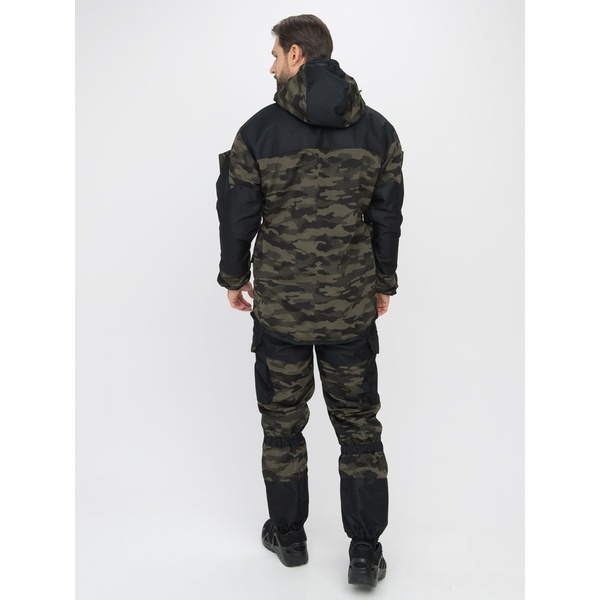 Костюм Huntsman Горка-5 Combo, демисезонный Djin/чёрный, тк. смесовая рипстоп/cat's eye
