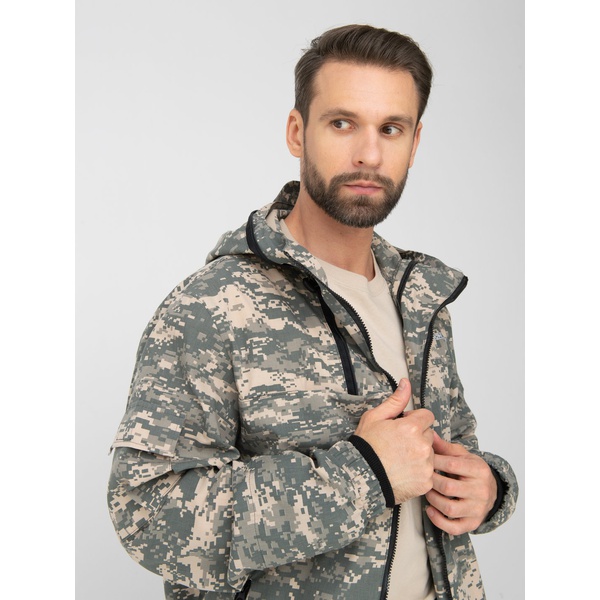 Костюм Huntsman Стрелок Антимоскит 128/2 (светлый пиксель), тк. смесовая сорочка