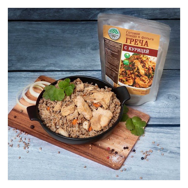 Готовое блюдо Кронидов Каша гречневая с курицей 300 г