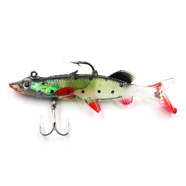 Приманка оснащенная Namazu PVC Pike 100 мм 03