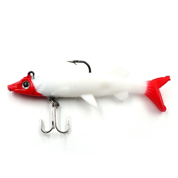 Приманка оснащенная Namazu PVC Pike 100 мм 09