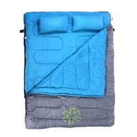 Спальный мешок Norfin Alpine Comfort Double 250 серый/голубой