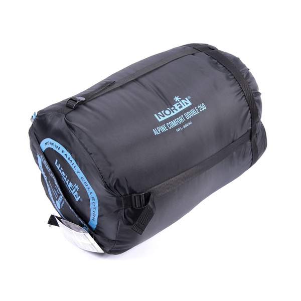 Спальный мешок Norfin Alpine Comfort Double 250 серый/голубой