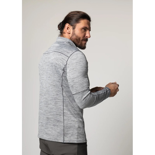 Термофутболка Сплав L/S Pulse (меланж) серый