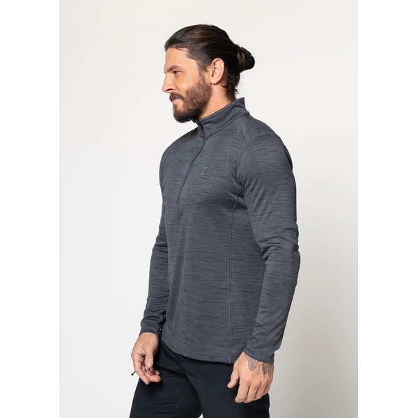 Термофутболка Сплав L/S Pulse (меланж) графит