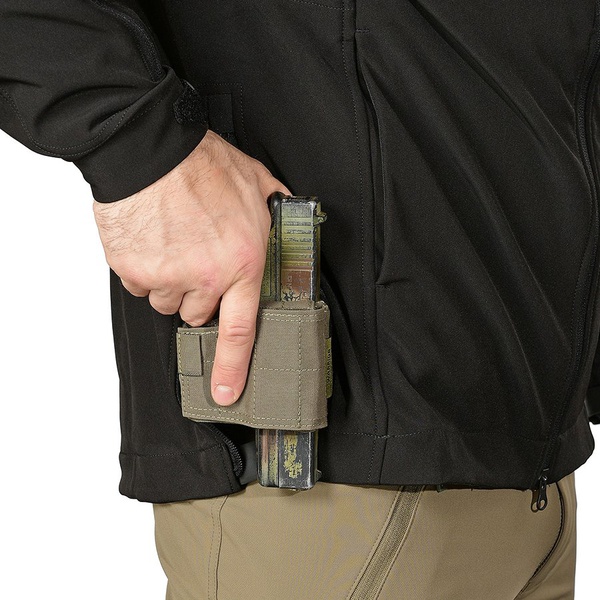 Куртка тактическая 5.45 Design Манул (софтшелл) black