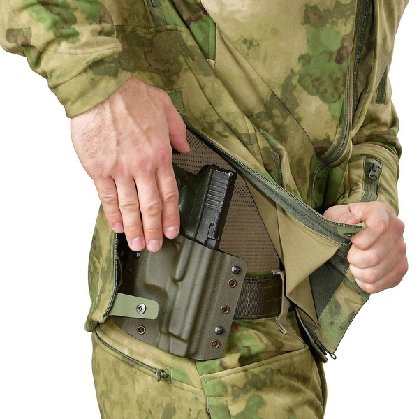 Куртка тактическая 5.45 Design Манул (софтшелл) ranger green