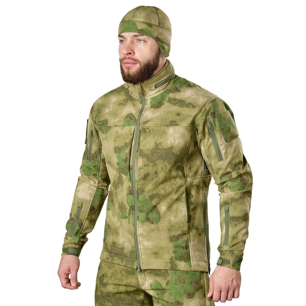Куртка тактическая 5.45 Design Манул (софтшелл) ranger green