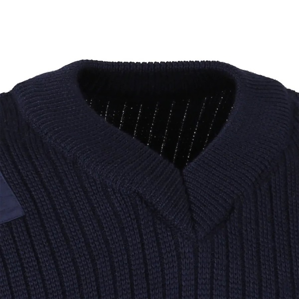 Свитер Сплав арт.55 (п/ш, с накладками) синий