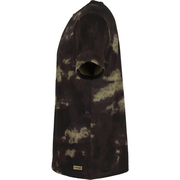 Футболка Сплав камуфлированная черный мох