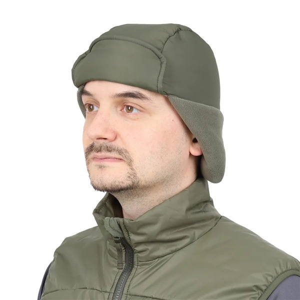 Шапка-ушанка Сплав L7a Пирит олива