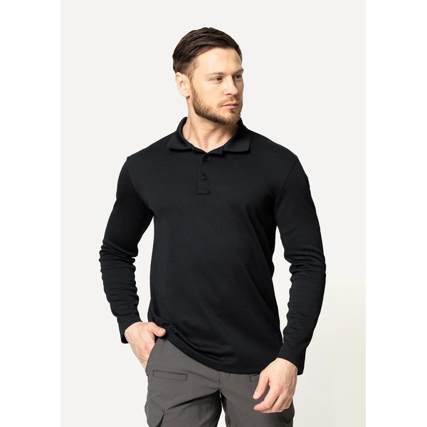 Поло тактическое Сплав Аргон L/S черный