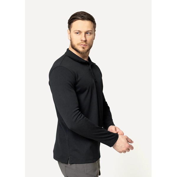 Поло тактическое Сплав Аргон L/S черный