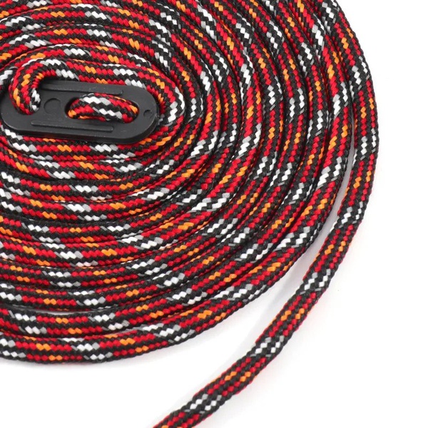 Оттяжки Следопыт светоотражающие с натяжителем 2,5 м (4шт) красный/оранжевый/чёрный