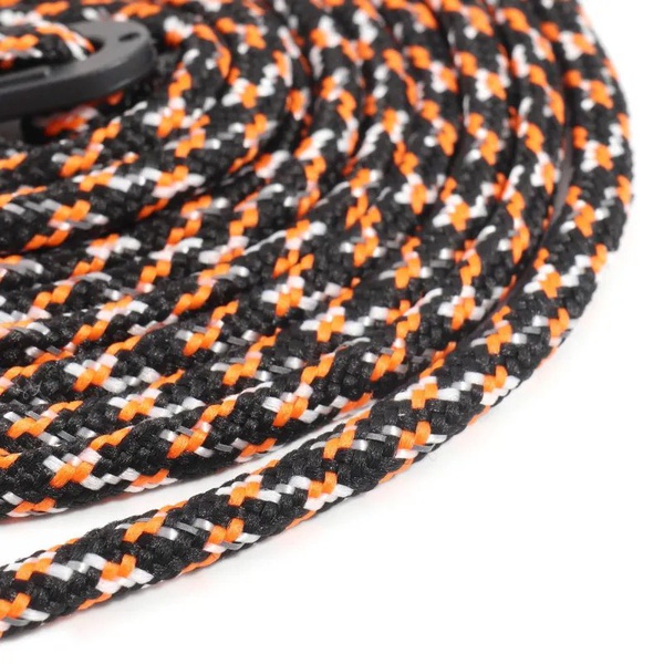 Оттяжки Следопыт светоотражающие с натяжителем 2,5 м (4шт) чёрный/оранжевый/белый