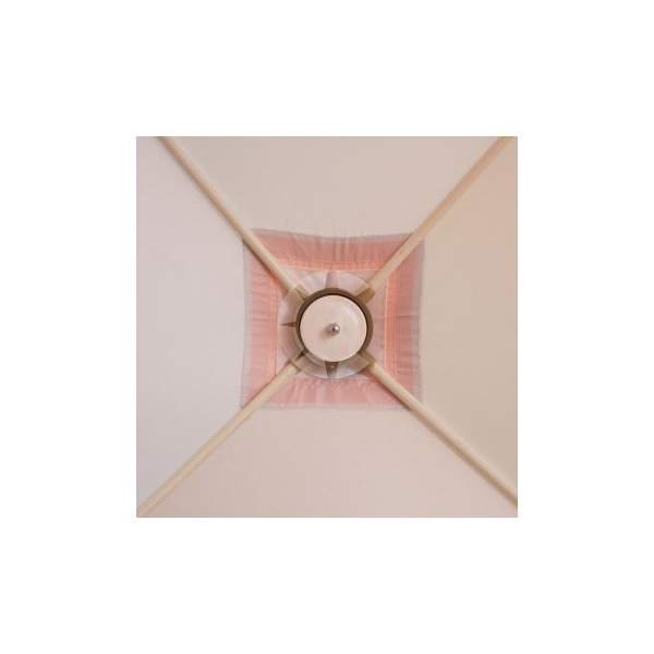 Палатка зимняя Следопыт Куб 1,5 х 1,5 м (1 слой) бело-оранжевый, Oxford 210D