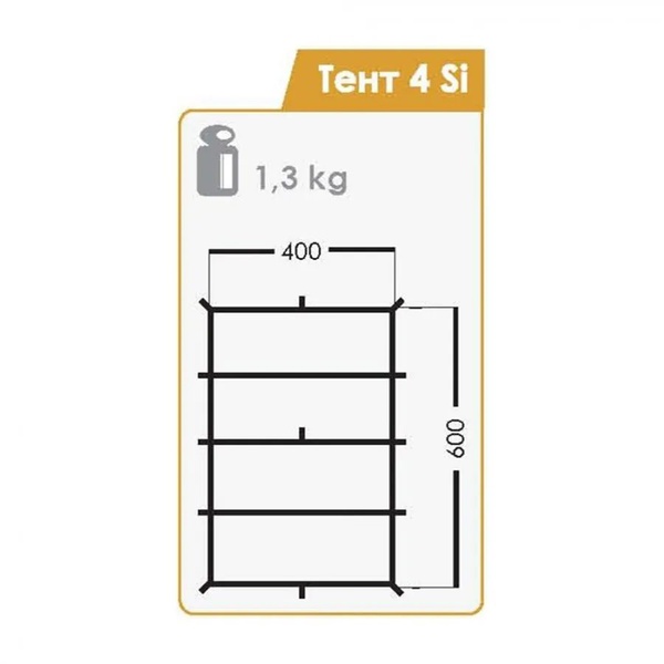 Тент Normal 4 Si (6*4) олива