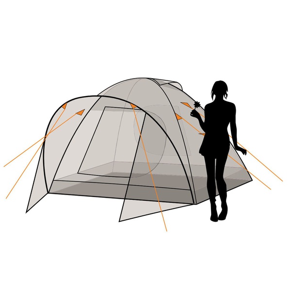 Палатка Canadian Camper Karibu 3 woodland