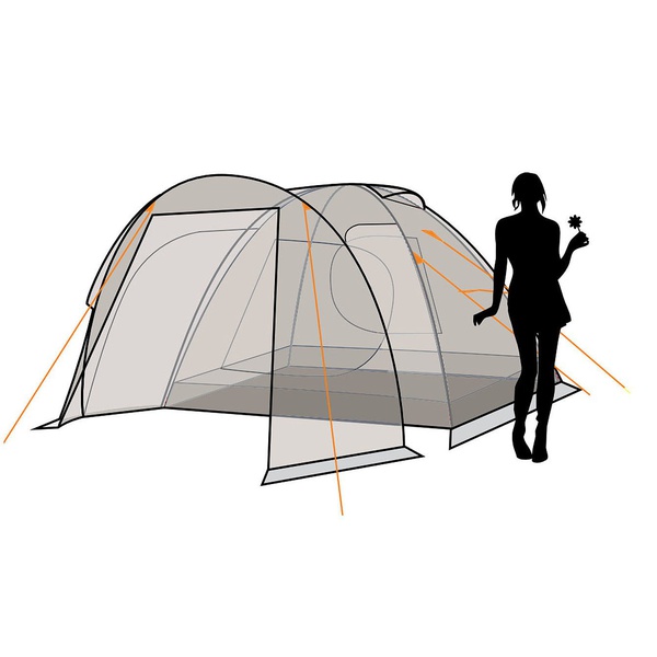 Палатка Canadian Camper Rino 4 woodland