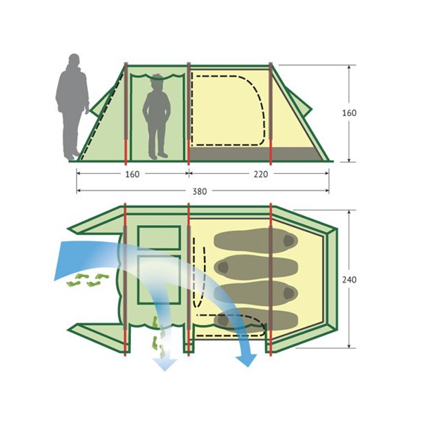 Палатка KSL Barel 4