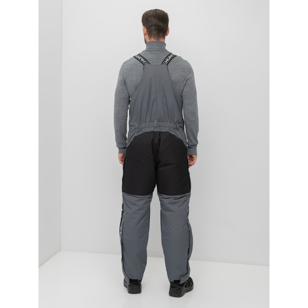 Костюм зимний Huntsman Yukon Ice серый/чёрный, тк. Breathable