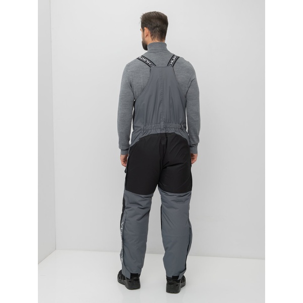 Костюм зимний Huntsman Yukon Ice серый/чёрный, тк. Breathable