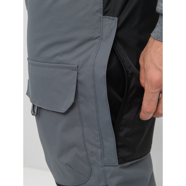 Костюм зимний Huntsman Yukon Ice серый/чёрный, тк. Breathable