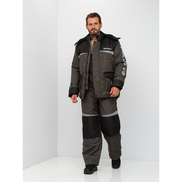 Костюм зимний Huntsman Полюс V-2 Хаки, тк. Cell/Cats eye