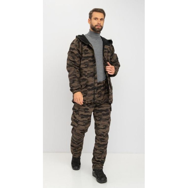 Костюм Huntsman Горка-3, демисезонный КМФ DJIN, тк. смесовая рипстоп