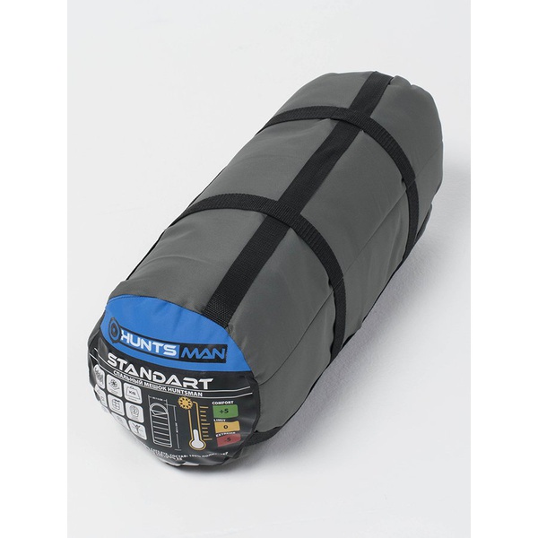 Спальный мешок Huntsman Standart Антрацит, тк. Таслан, -25°С