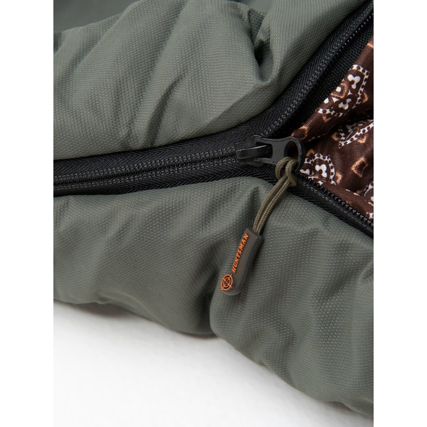 Спальный мешок Huntsman Standart хаки, тк. Кошачий глаз, -17°С