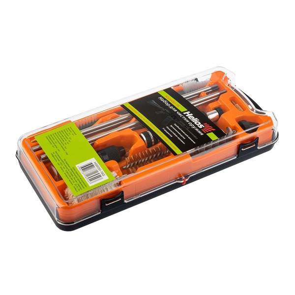 Набор для чистки Helios HS6050-16G (16 кал., 11 предм., плас. кор.)