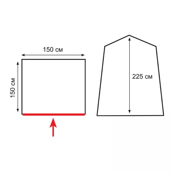 Палатка душ/туалет Totem Privat V2 (TTT-022)